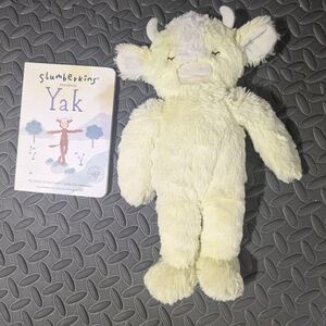 Slumberkins Yellow Yak kin and book